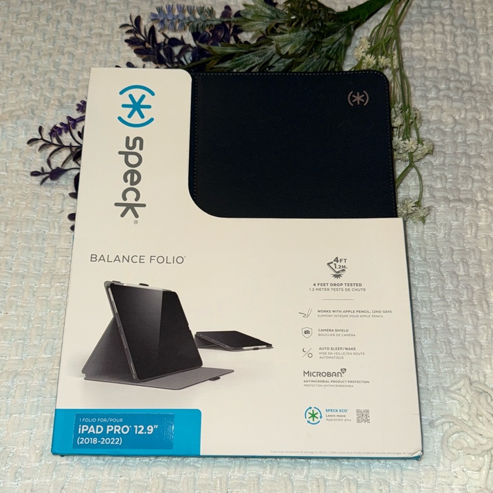 New NWT Speck iPad Pro 12.9” Balance Folio (2018-2022) Navy